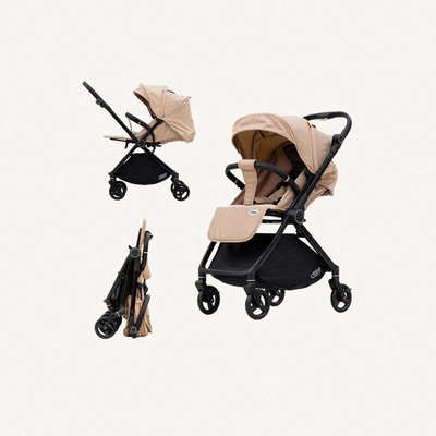 Cullar Premium Compact Baby Stroller – Lightweight & Foldable, 360° Swivel Wheels, Adjustable Reclining Seat, Reversible Handle, Large Storage Basket, Ergonomic Design, Perfect for Newborns & Toddlers, Travel-Friendly & Easy to Use-0