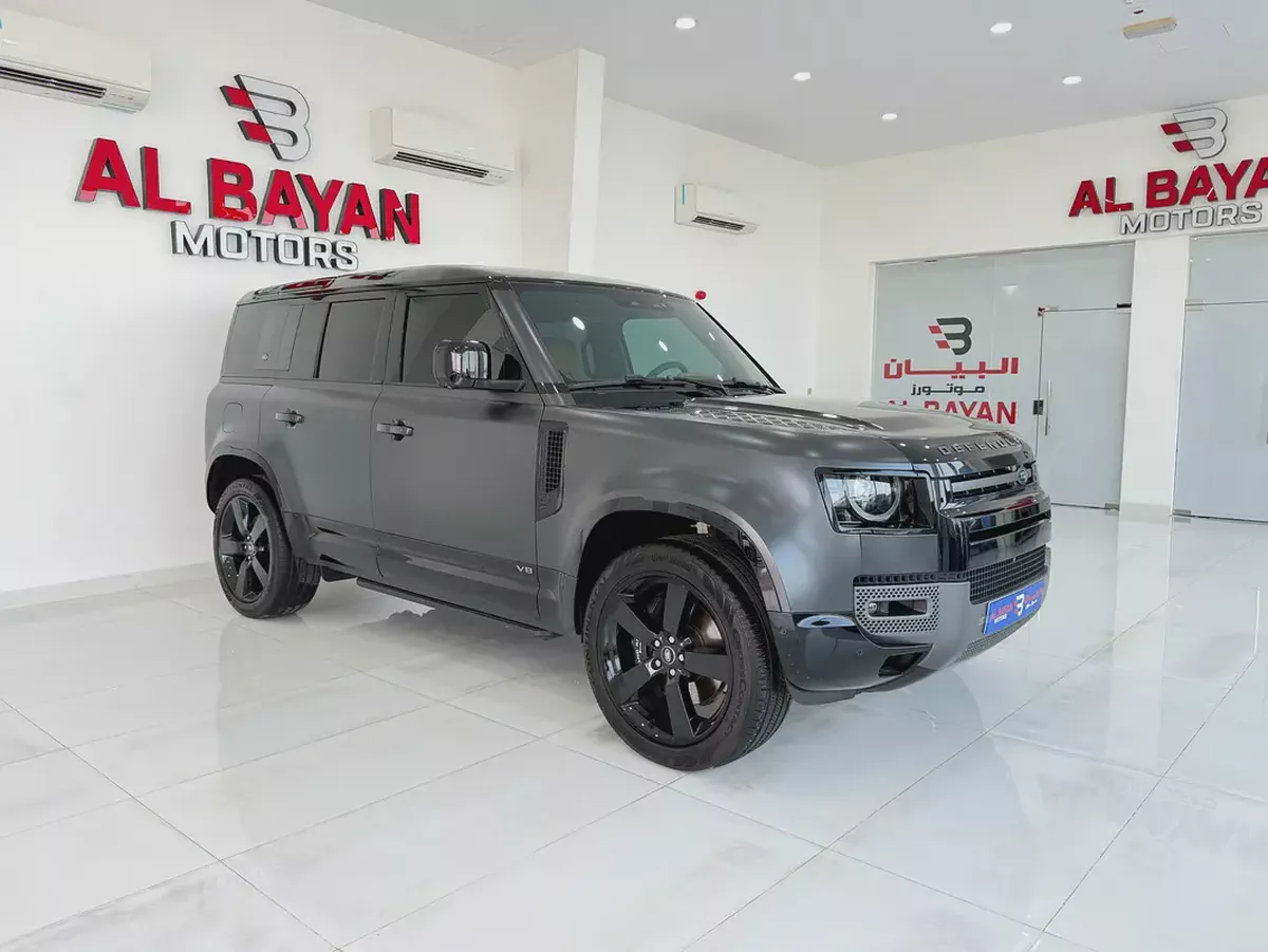لاند روفر ديفندر P525 V8 carpathian edition رمادي / زعفراني 2023 (وارد بريطانيا كلين )