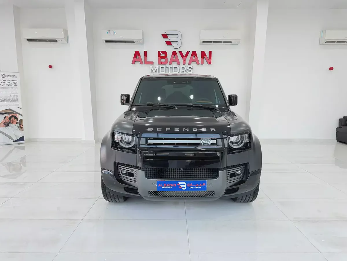 لاند روفر ديفندر P525 V8 carpathian edition رمادي / زعفراني 2023 (وارد بريطانيا كلين )-4-4
