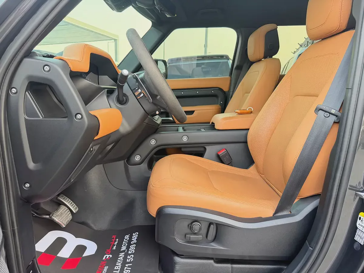 لاند روفر ديفندر P525 V8 carpathian edition رمادي / زعفراني 2023 (وارد بريطانيا كلين )-6-6