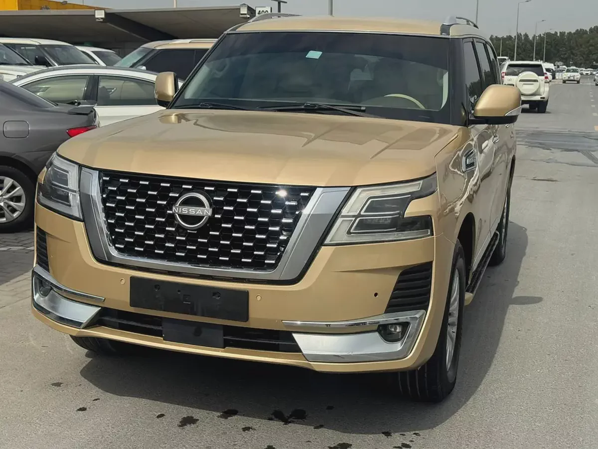 Nissan patrol 2016 look 2020 gold color GacC calen car-2-2