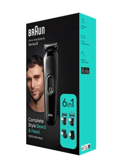 BRAUN MGK 3410 – 6-in-1 Style Kit 3 MGK3410 beard & hair. Black-1