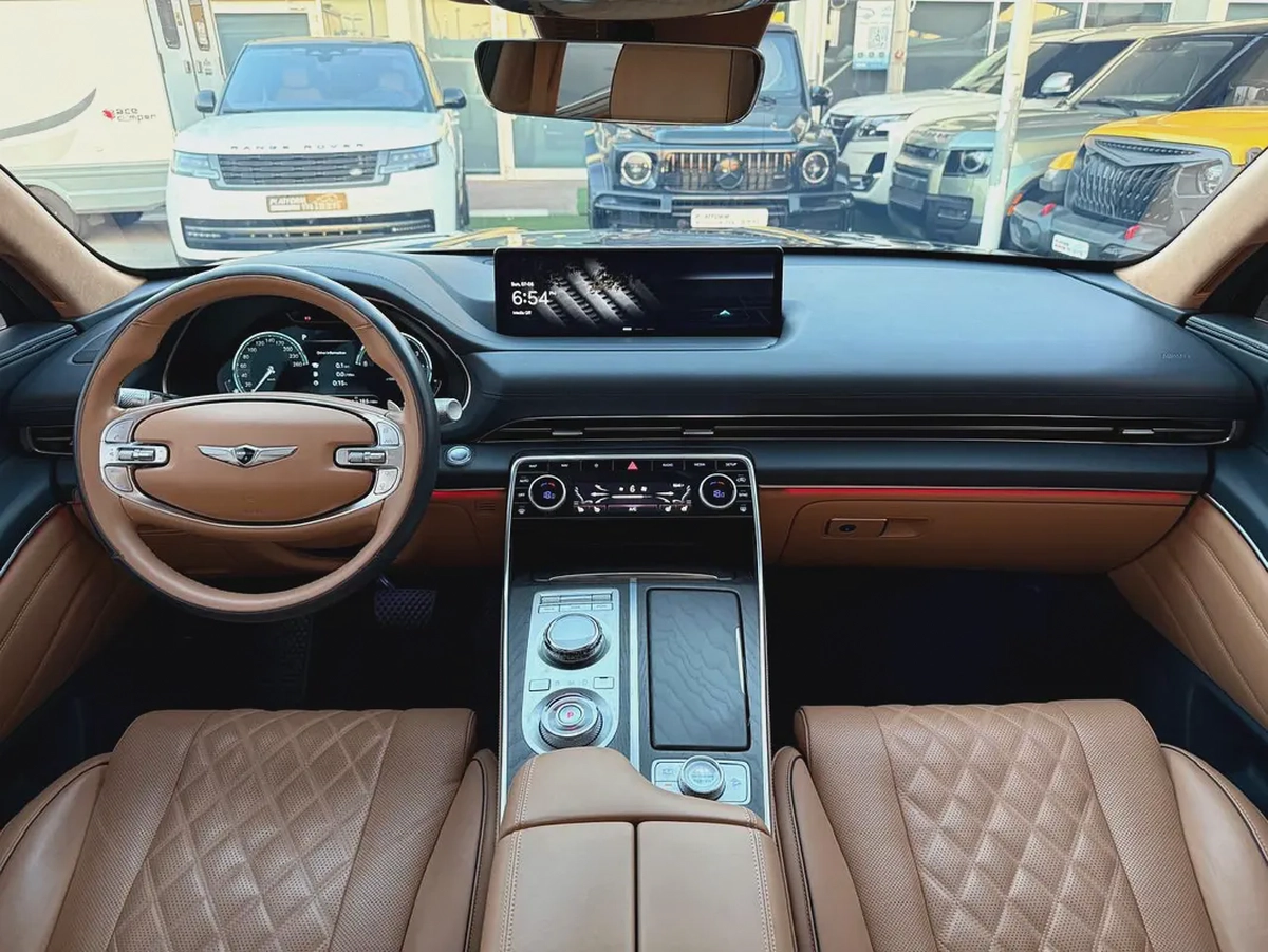Genesis GV80 Platinum 2023 GCC Specsجييسيس جي في ٨٠ موديل ٢٠٢٣ خليجي تحت الضمان وعقد صيانة-12-12