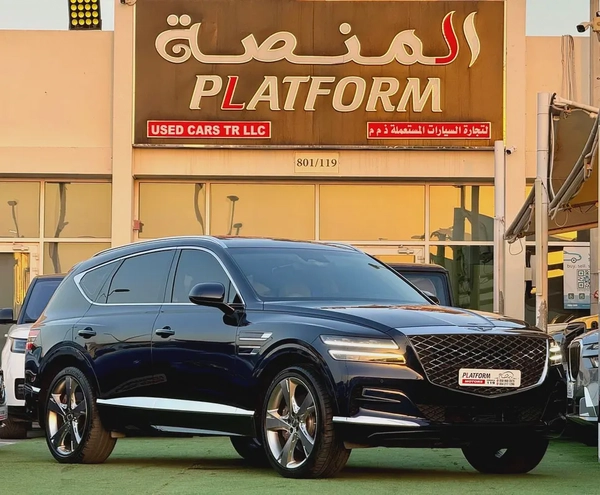 Genesis GV80 Platinum 2023 GCC Specsجييسيس جي في ٨٠ موديل ٢٠٢٣ خليجي تحت الضمان وعقد صيانة