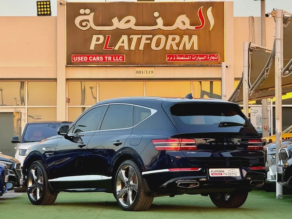 Genesis GV80 Platinum 2023 GCC Specsجييسيس جي في ٨٠ موديل ٢٠٢٣ خليجي تحت الضمان وعقد صيانة