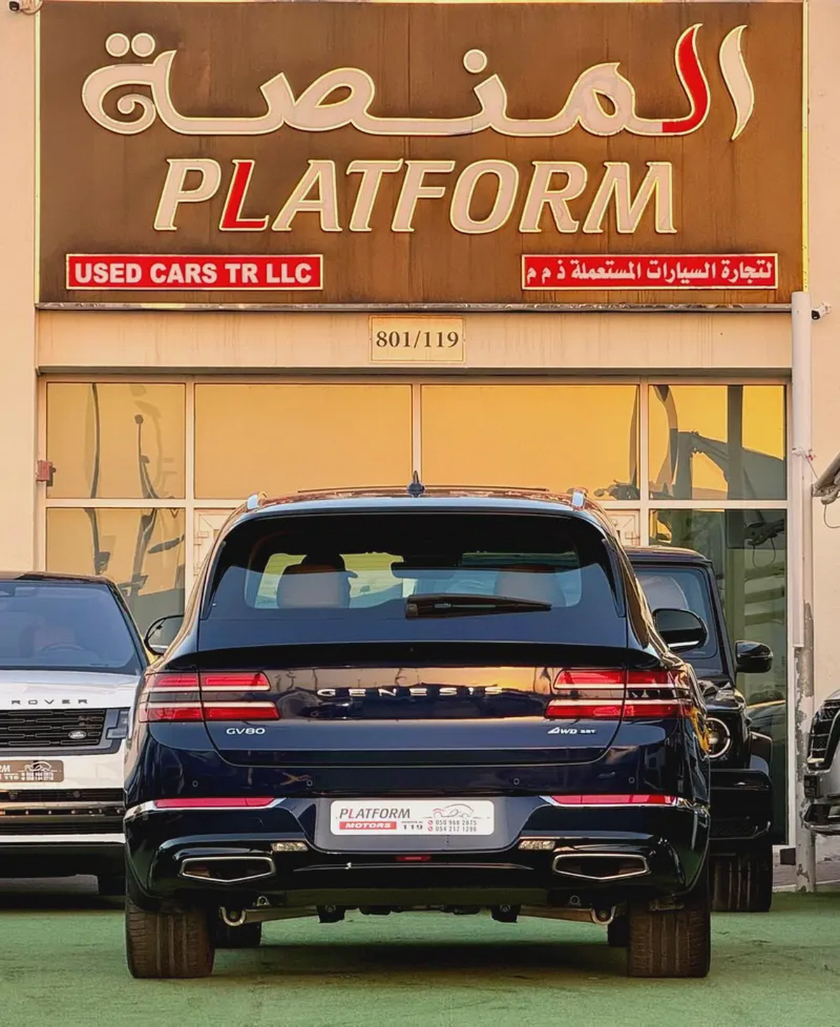 Genesis GV80 Platinum 2023 GCC Specsجييسيس جي في ٨٠ موديل ٢٠٢٣ خليجي تحت الضمان وعقد صيانة-4-4
