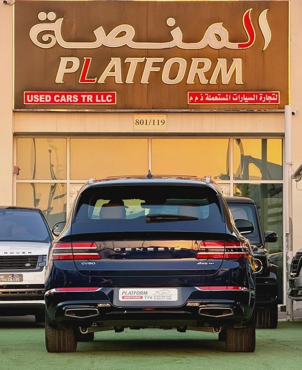 Genesis GV80 Platinum 2023 GCC Specsجييسيس جي في ٨٠ موديل ٢٠٢٣ خليجي تحت الضمان وعقد صيانة
