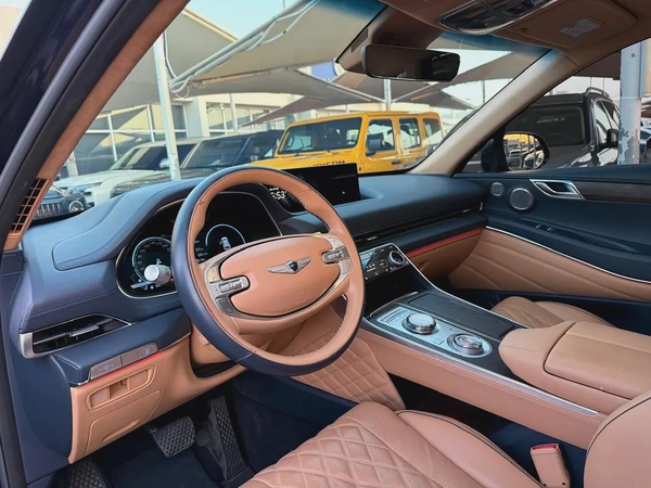 Genesis GV80 Platinum 2023 GCC Specsجييسيس جي في ٨٠ موديل ٢٠٢٣ خليجي تحت الضمان وعقد صيانة