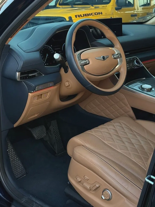 Genesis GV80 Platinum 2023 GCC Specsجييسيس جي في ٨٠ موديل ٢٠٢٣ خليجي تحت الضمان وعقد صيانة