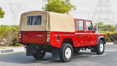 2016 Land Rover Defender 130 Soft Top (Red)-10