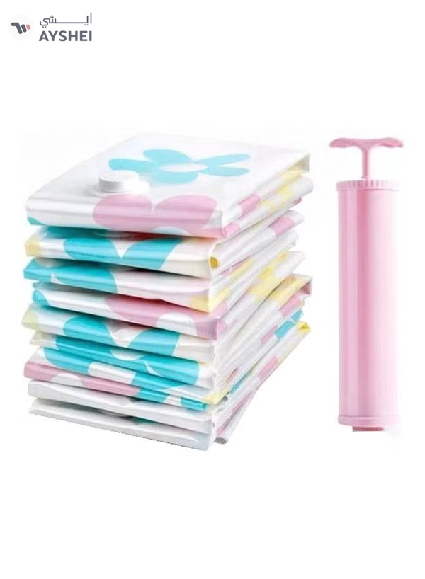 Sansi 11-Piece Vacuum Storage Bag Set Multicolour 100x70cm