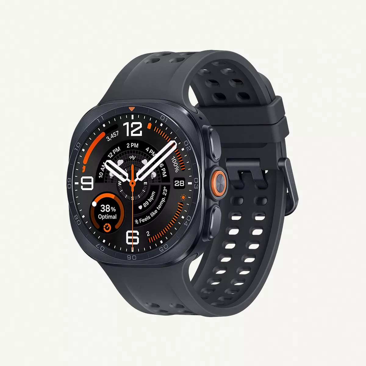Samsung Galaxy Watch Ultra2 Titanium Gray, 47mm, Bluetooth, Rugged Luxury design