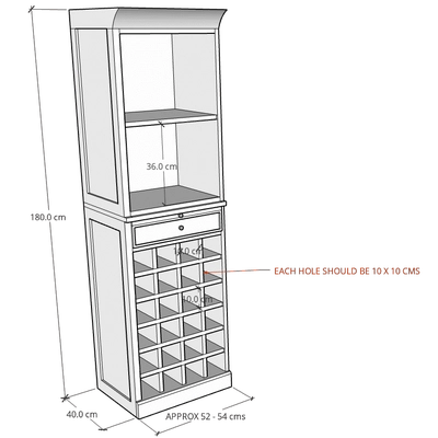 Bar Cabinet, BB1, Veneer-2