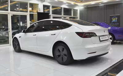 AED 1,785 EMi at 0% DP | Tesla Model 3 ( 2022 Model ) in White Color GCC Specs-6