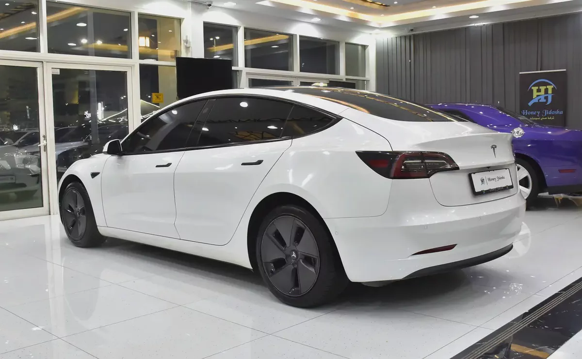AED 1,785 EMi at 0% DP | Tesla Model 3 ( 2022 Model ) in White Color GCC Specs-6-6