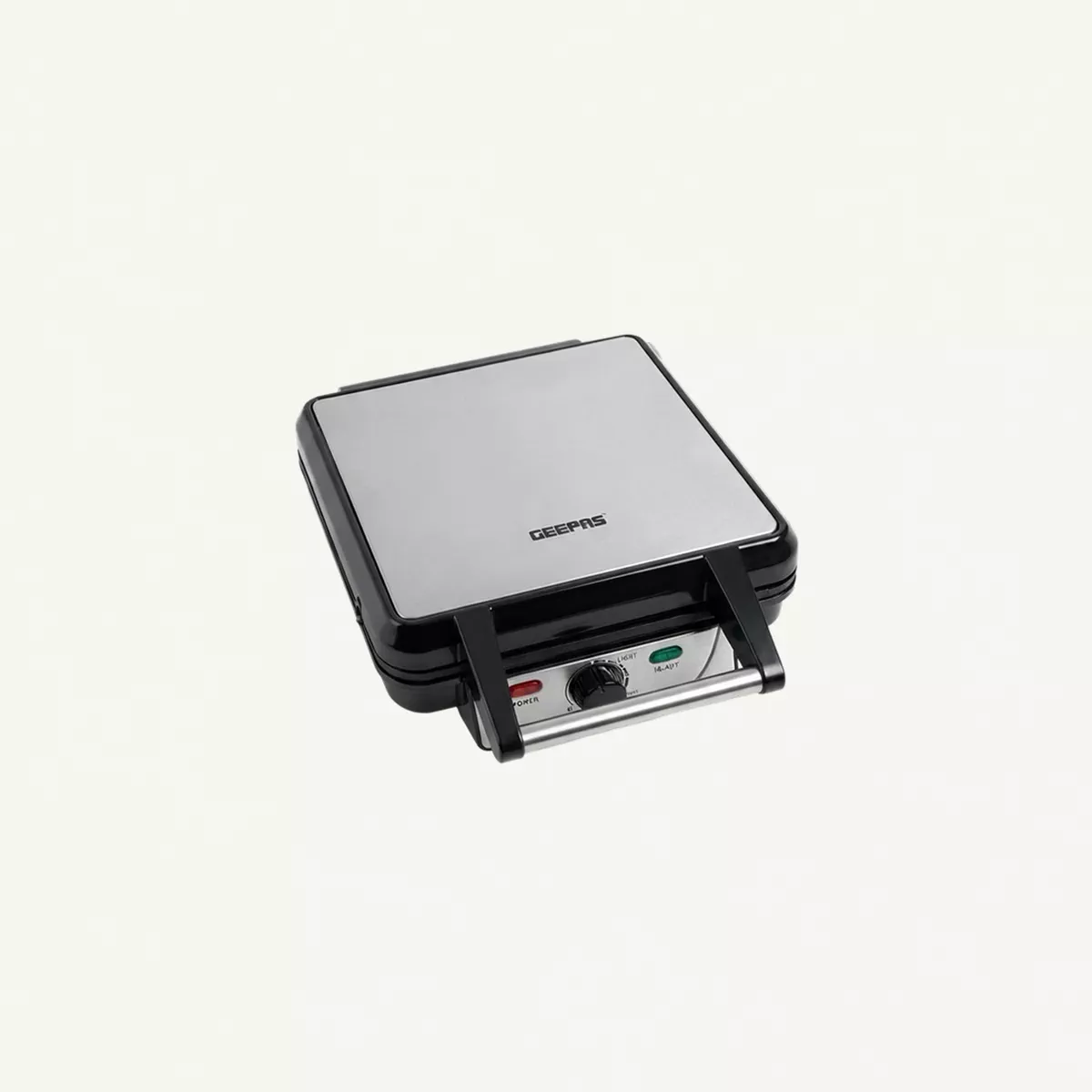 GEEPAS Electric Waffle Maker - 4 Slice Non-Stick Electric Belgian Waffle Maker with Adjustable Temperature Control-0-0
