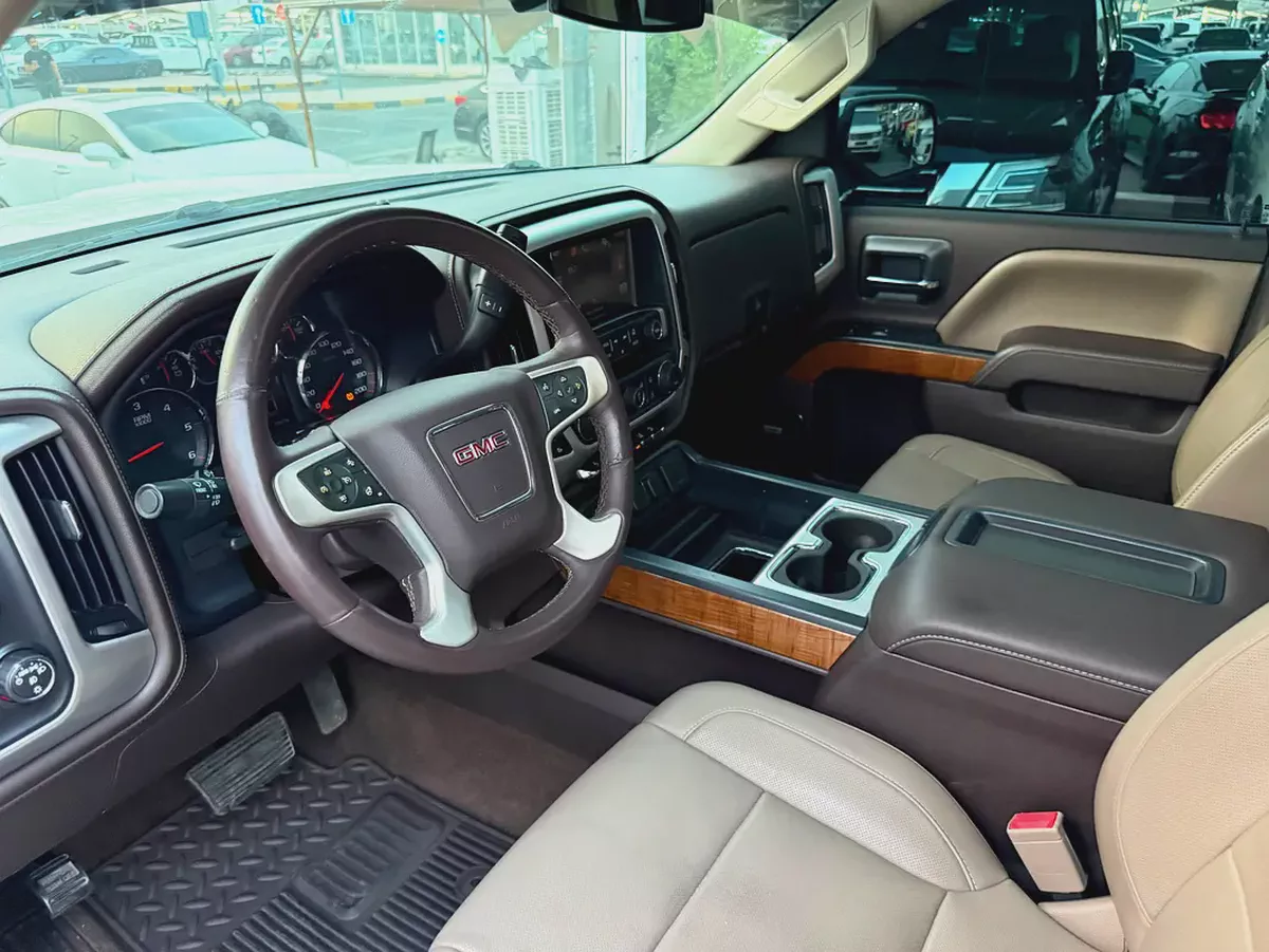 جمس سيراه 2015 خليجي رقم واحد 4 ابواب 2015 GMC Sierra 3500 SLT GCC Specs - Excellent Condition-16-16
