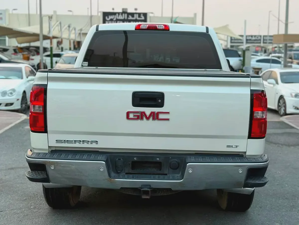 جمس سيراه 2015 خليجي رقم واحد 4 ابواب 2015 GMC Sierra 3500 SLT GCC Specs - Excellent Condition-4-4