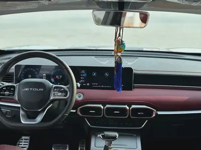 2023 Jetour X70 Plus | GCC Specs | Dark Blue / Red Leather | 25,000 km | Single Owner-8