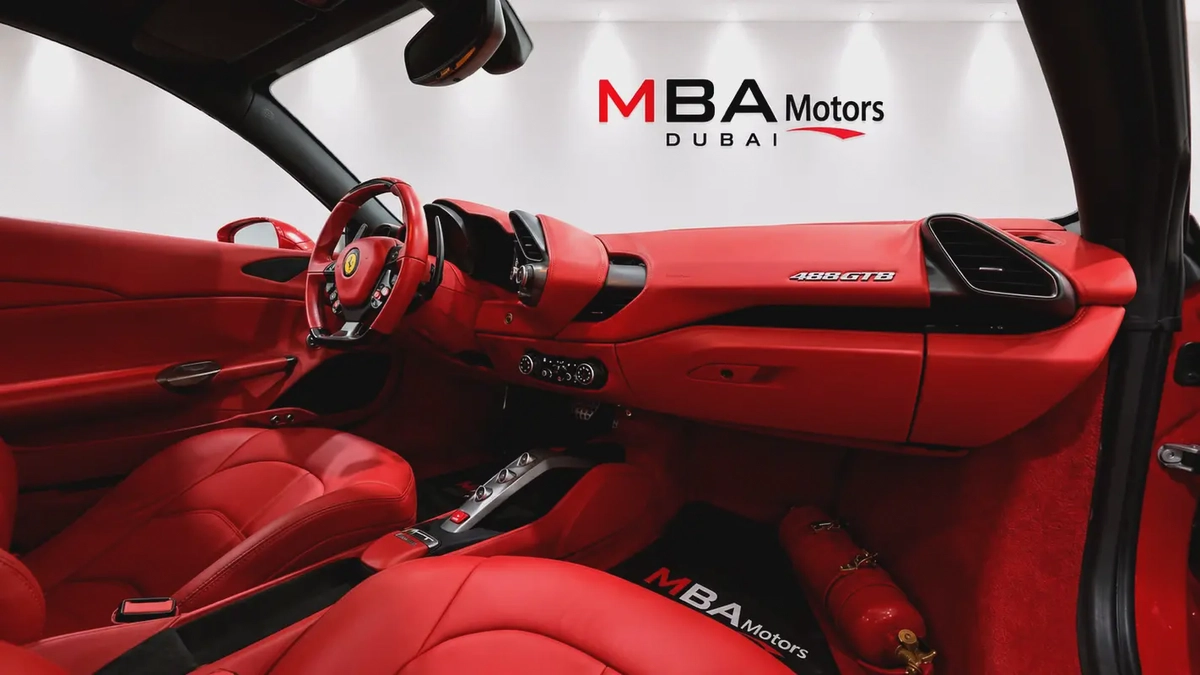 GCC | Ferrari 488GTB 2016 | Low Mileage | Immaculate condition-10-10
