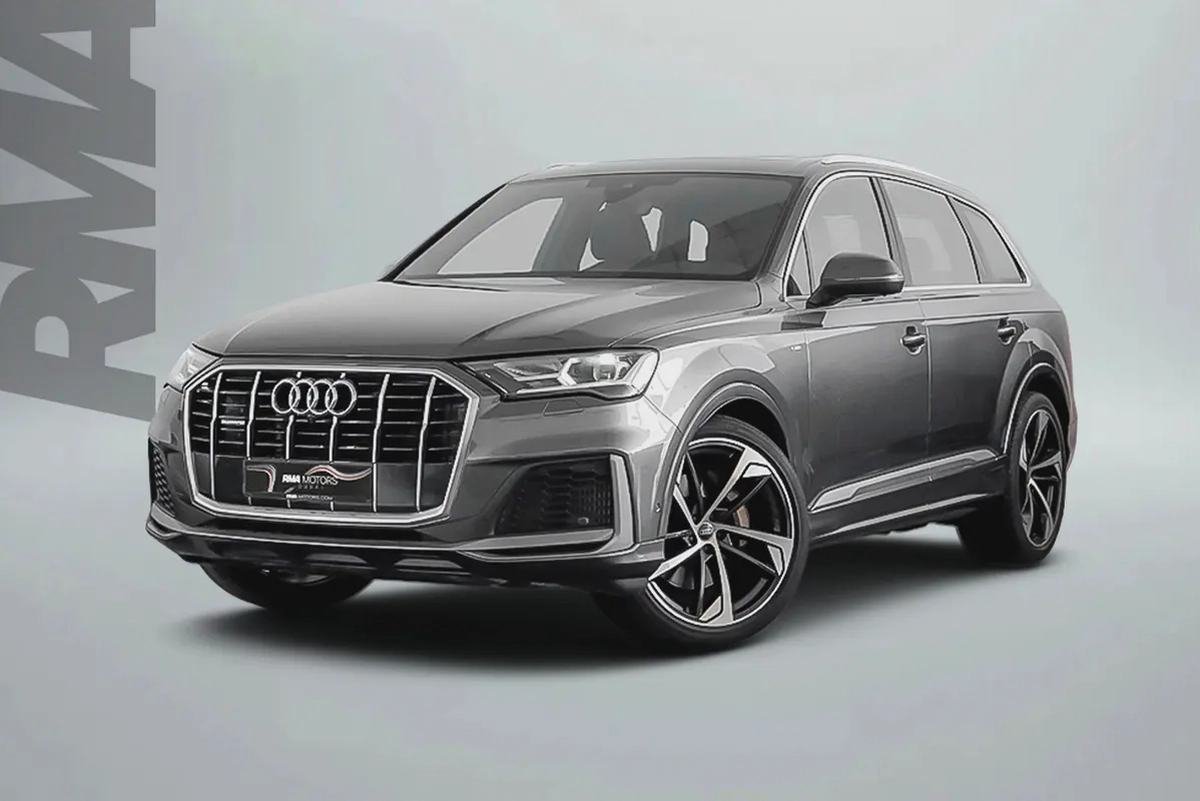 3,244 AED / 60 months | 0% DP | 2022 Audi Q7 55TFSi S Line / Audi Warranty  Service Plan