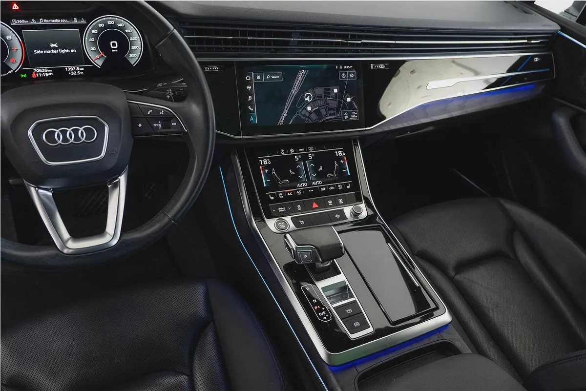 3,244 AED / 60 months | 0% DP | 2022 Audi Q7 55TFSi S Line / Audi Warranty  Service Plan