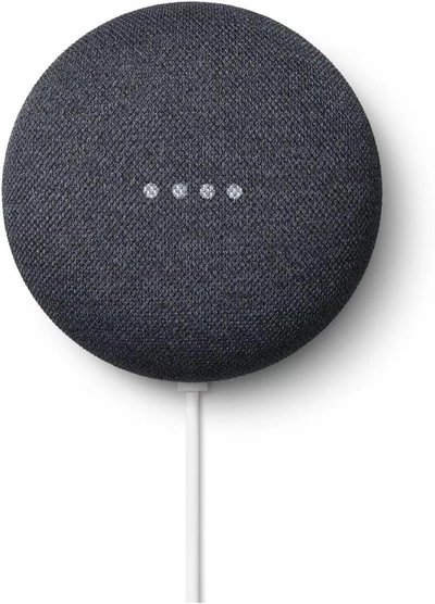 Google Nest Mini 2nd Generation Smart Speaker with Google Assistant - Charcoal-0