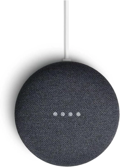 Google Nest Mini 2nd Generation Smart Speaker with Google Assistant - Charcoal-1