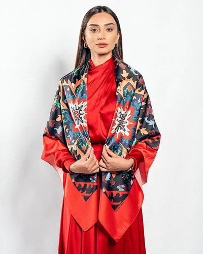 Silk Road - Ancient Borda Scarf (Large)-2