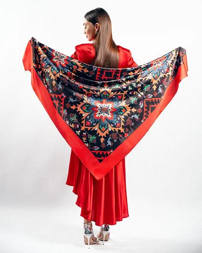 Silk Road - Ancient Borda Scarf (Large)-0