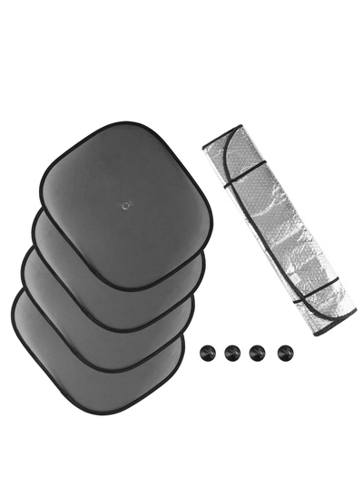 Epsilon Car Sunshade Set- EPS1269| Universal Size, For All Seasons-0