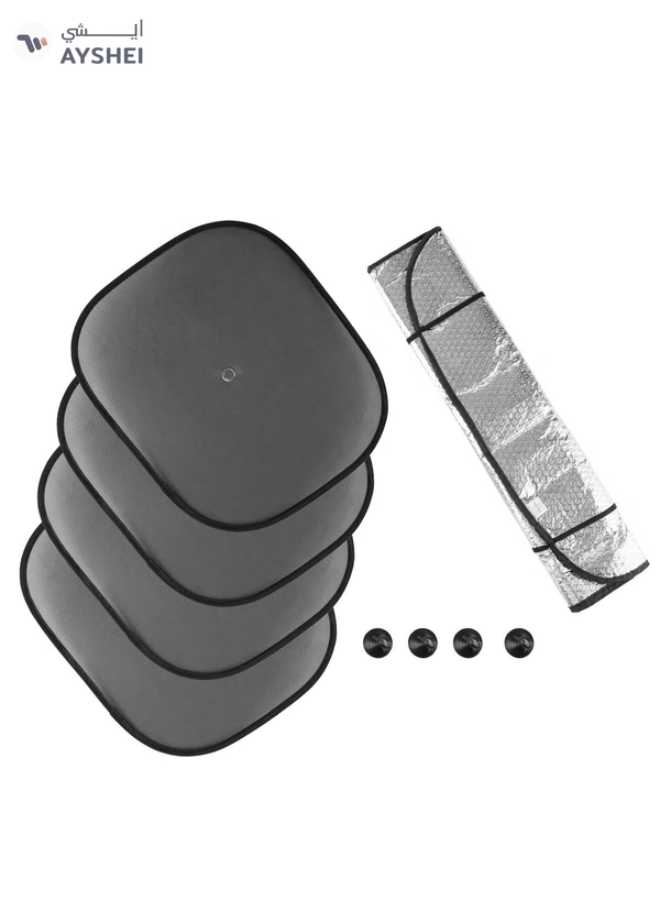 Epsilon Car Sunshade Set- EPS1269| Universal Size, For All Seasons