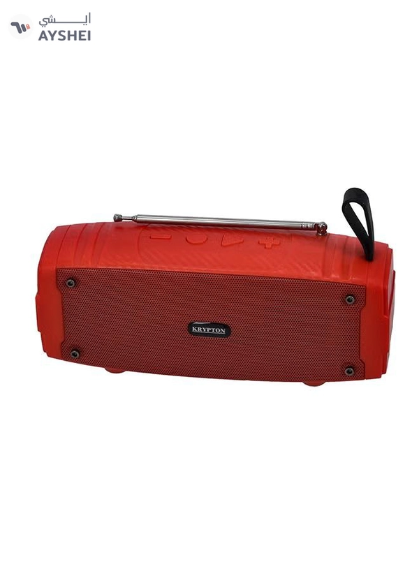 KRYPTON Rechargeable Bluetooth Speaker KNMS5414 Red