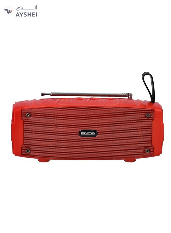 KRYPTON Rechargeable Bluetooth Speaker KNMS5414 Red