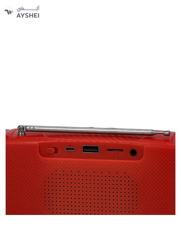 KRYPTON Rechargeable Bluetooth Speaker KNMS5414 Red