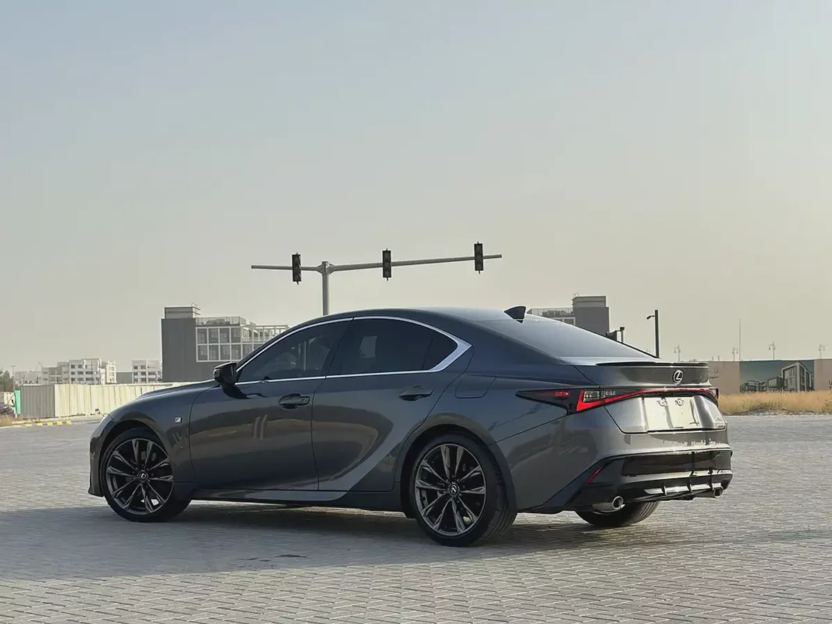 Lexus IS 350 F Sport | 3.5L V6 | 2024 | American Specs | 17,000 km | Grey / Black-1-1