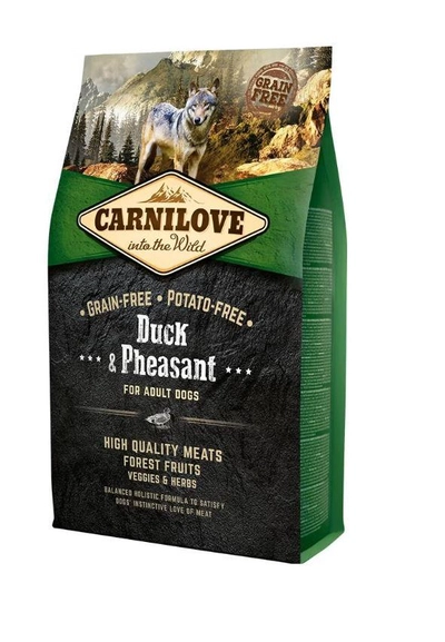 Carnilove Duck & Pheasant For Adult Dogs 4kg-0