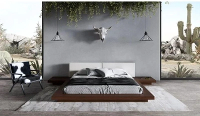 Nagoya Japanese Bed with 2 side tables-2