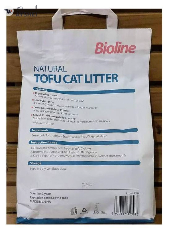 Bioline Tofu Cat Litter-Original 6L