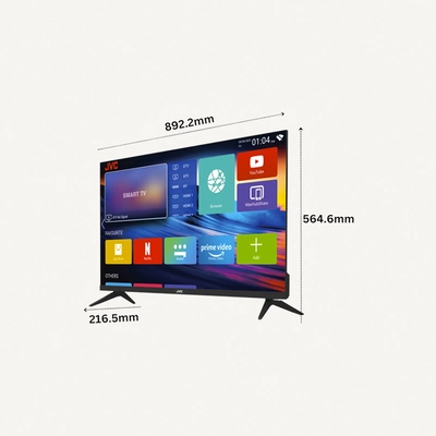 JVC 40 Inch Edgeless Full HD Android Smart TV With Dolby Audio And Quadcore Processor - FREE INSTALLATION.-1