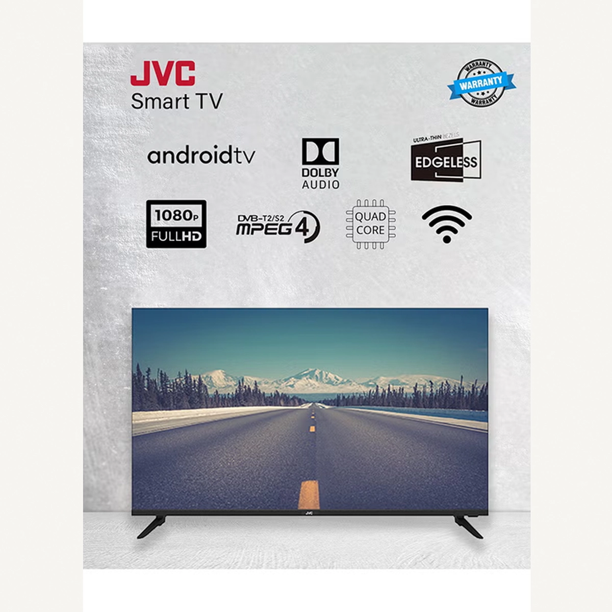 JVC 40 Inch Edgeless Full HD Android Smart TV With Dolby Audio And Quadcore Processor - FREE INSTALLATION.-3-3