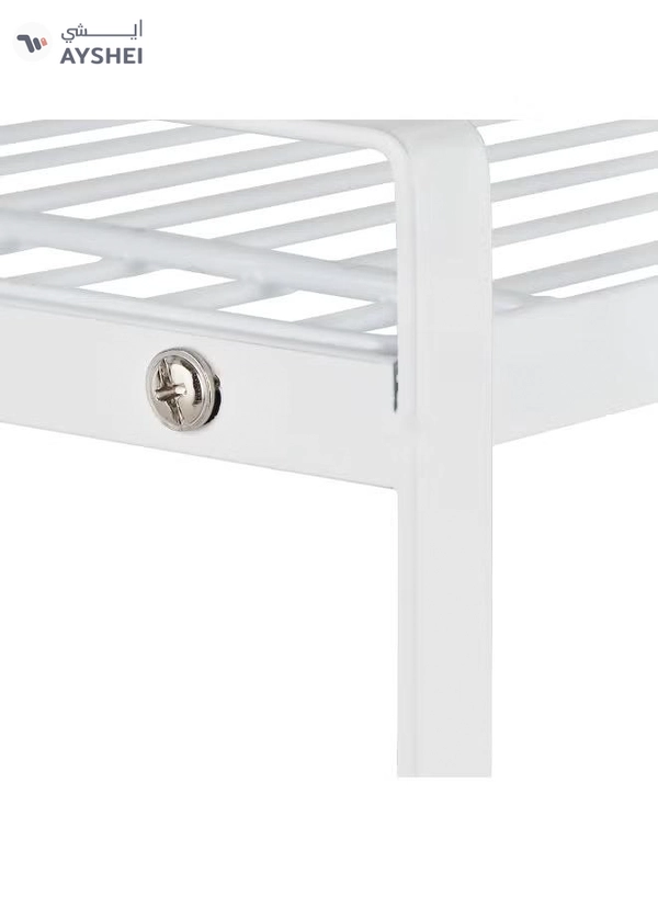 Delcasa DC3037 Metal Rack, White
