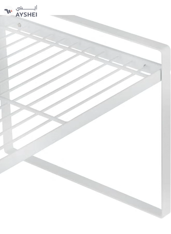 Delcasa DC3037 Metal Rack, White