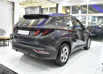 Hyundai Tucson ( 2023 Model ) in Grey Color GCC Specs-4