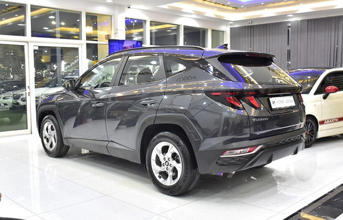 Hyundai Tucson ( 2023 Model ) in Grey Color GCC Specs-8-8