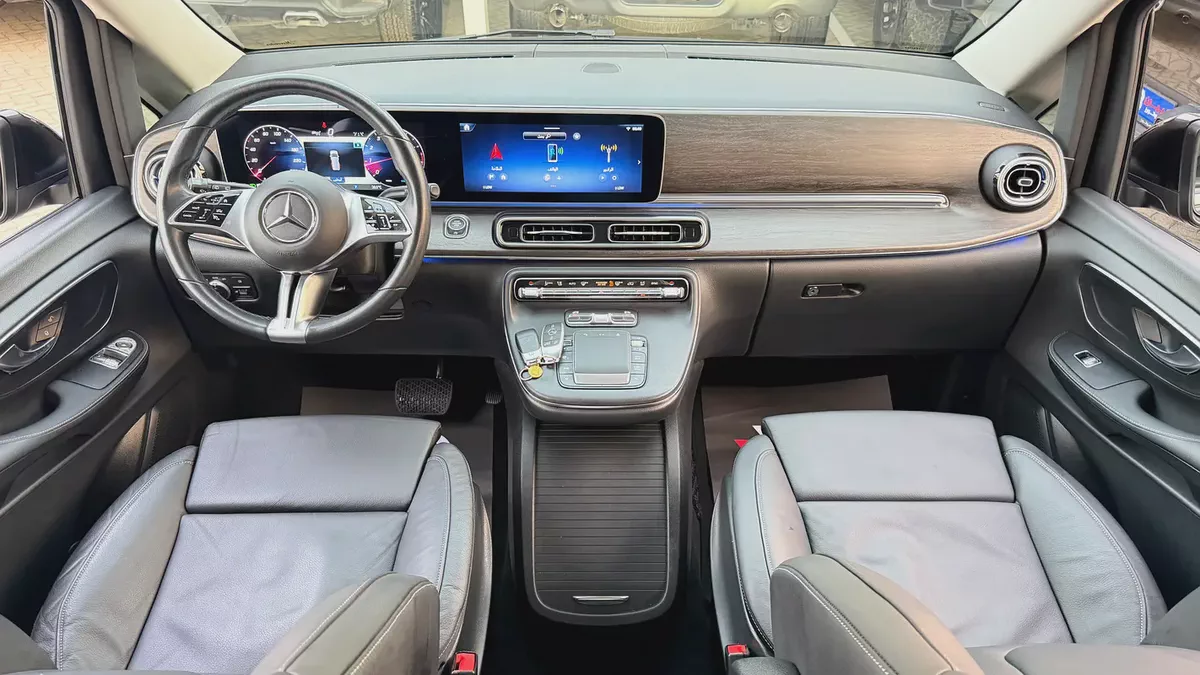 مرسيدس بنز V300 2025 اسود / اسود خليجي-10-10