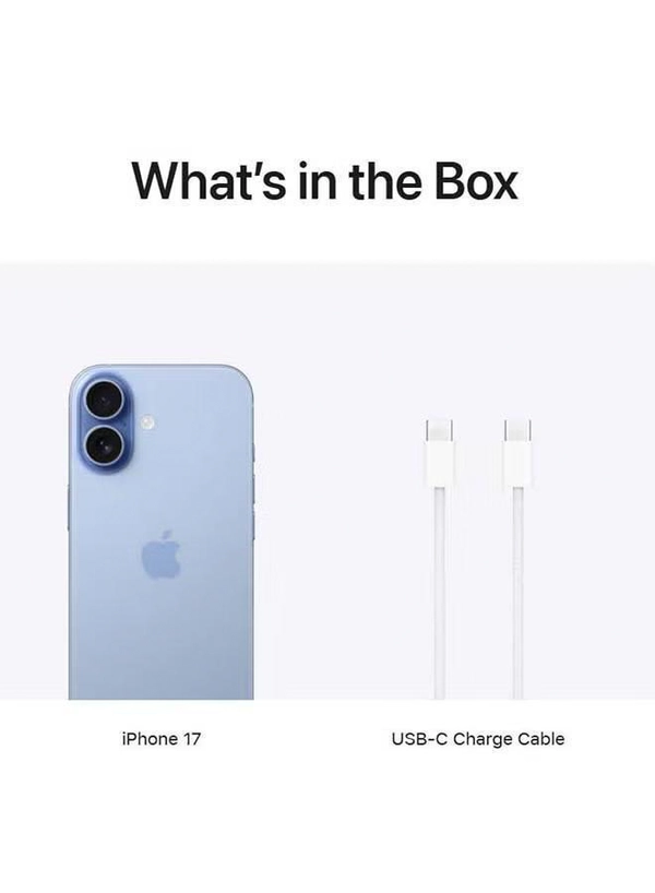 Apple iPhone 17 256GB Mist Blue 5G (eSim only) With FaceTime - International Version