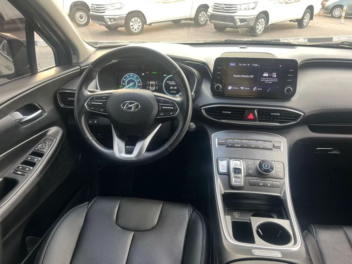 Hyundai Santa Fe PREMIUM 2021 Hyundai Santafe FE Hybrid 1.6L V4 - AWD 4x4 -Push Strad - Auto Trunk - Leather Seat - Rear Came-12-0
