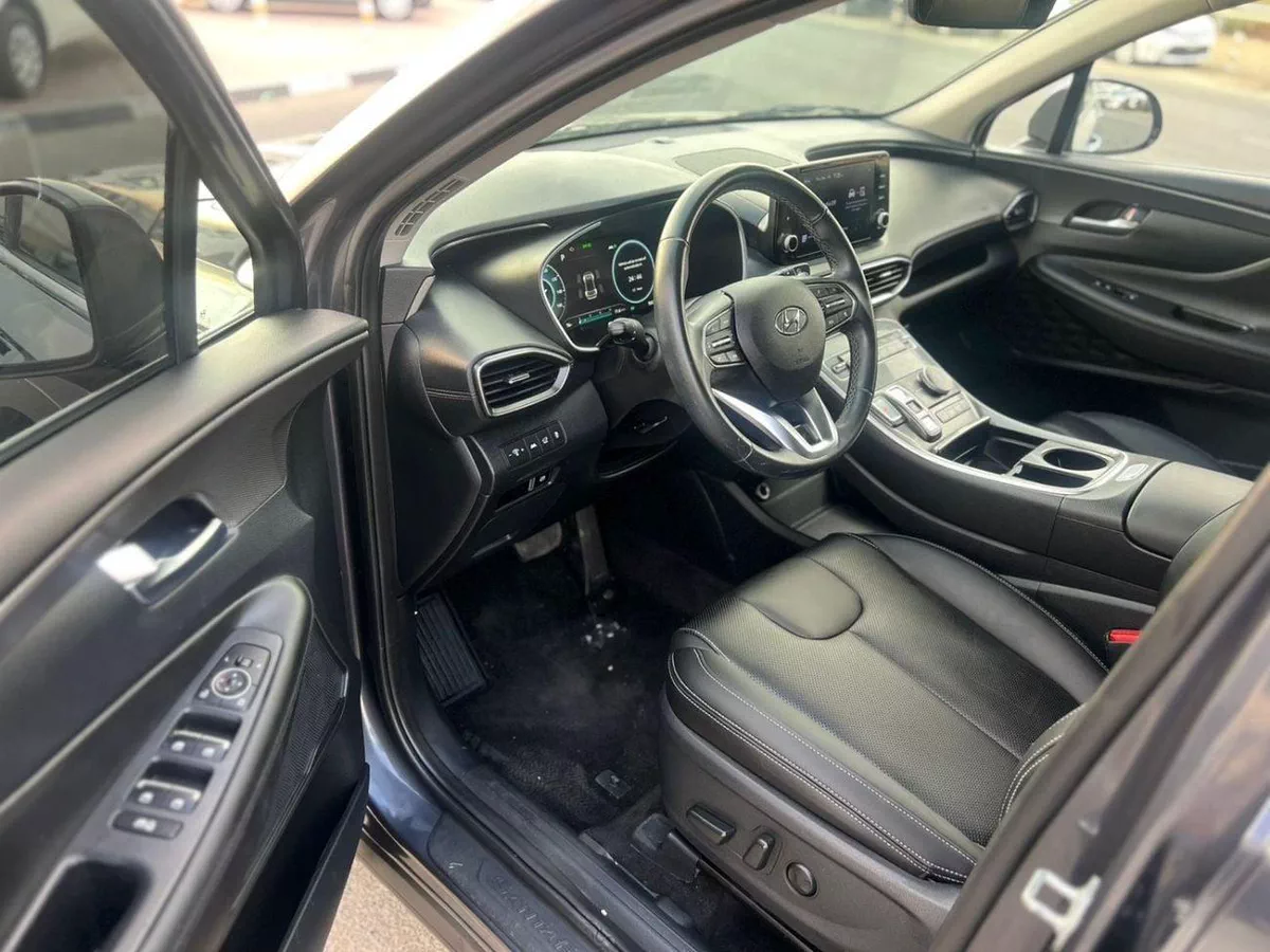 Hyundai Santa Fe PREMIUM 2021 Hyundai Santafe FE Hybrid 1.6L V4 - AWD 4x4 -Push Strad - Auto Trunk - Leather Seat - Rear Came-16-0