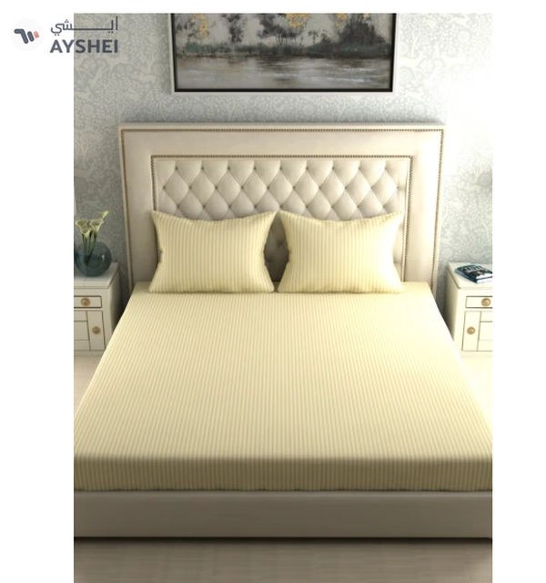 Raymond Home King Flat Sheet Super Soft 300 TC Pure Cotton 